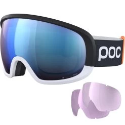 POC Fovea Clarity Comp+ Ura Black/hydro White/spektris Blue + 2 Reserve Lenzen