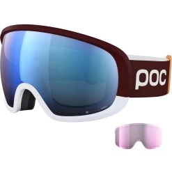 POC Fovea Clarity Comp Garnet Red/hydrogen White/spektris Blue + Reserve Lens
