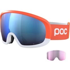 POC Fovea Mid Clarity Comp Fluorescent Orange/hydrogen White/spektris Blue + Reserve Lens