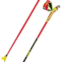 Leki HRC Team Bright Red/neonyellow/black