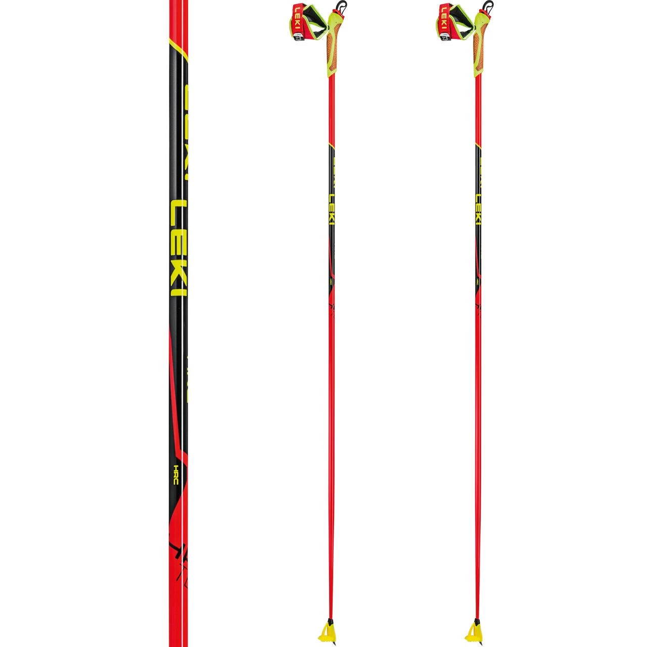Leki HRC Team Bright Red/neonyellow/black - Afbeelding 2