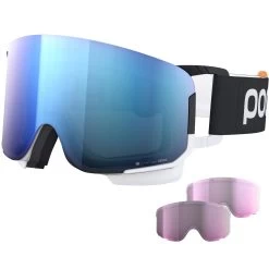 POC Nexal Clarity Comp + Uranium Black/hydrogen White/spektris Blue + 2 Reserve Lenzen