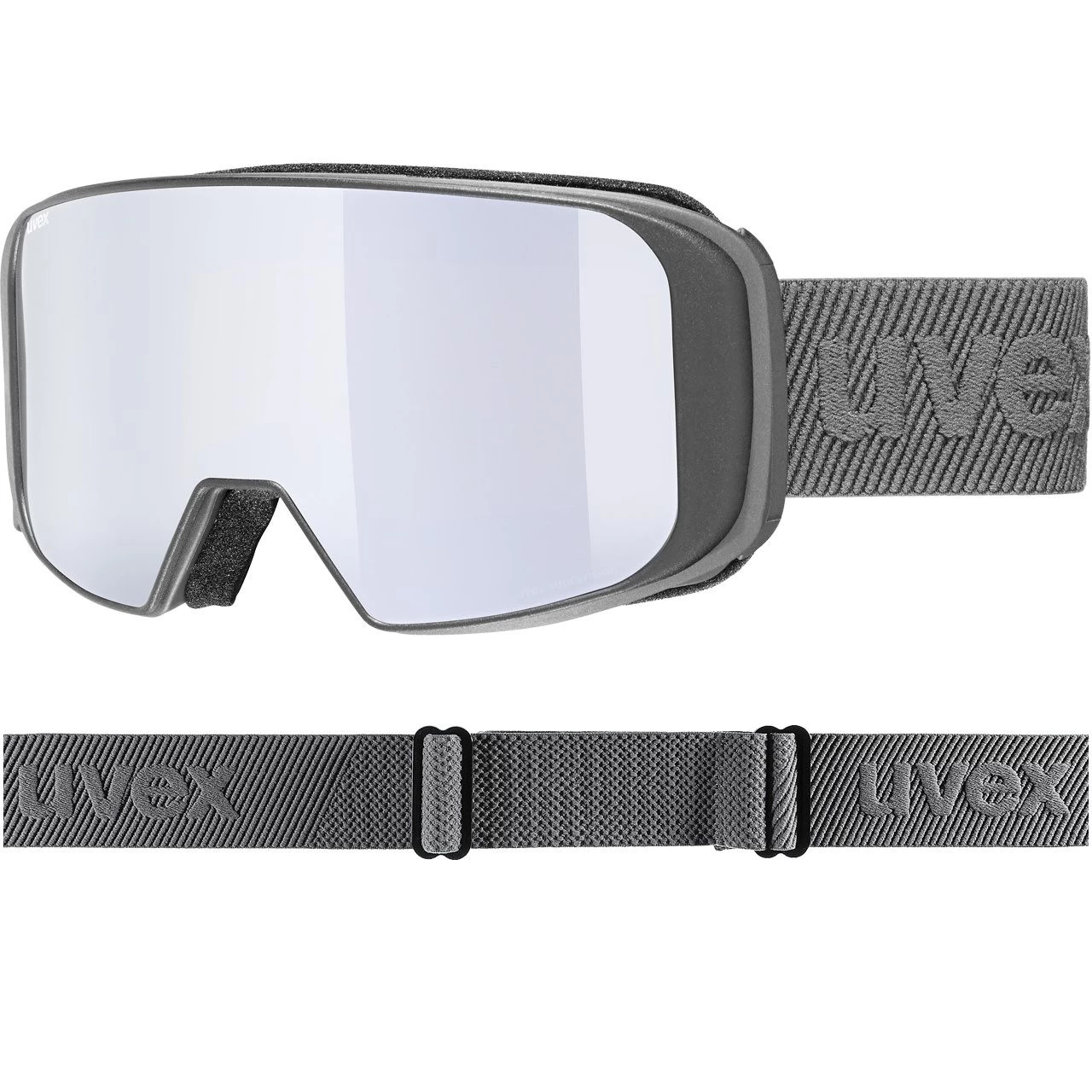 Uvex Saga TO Rhino Matt / Mirror Silver