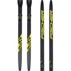 Fischer SCS Skate Black/yellow Inkl. Race Skate Binding (2022/23)