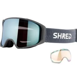 Shred Simplify Grey CBL 2.0 Deep Blue Mirror + Reserve Lens