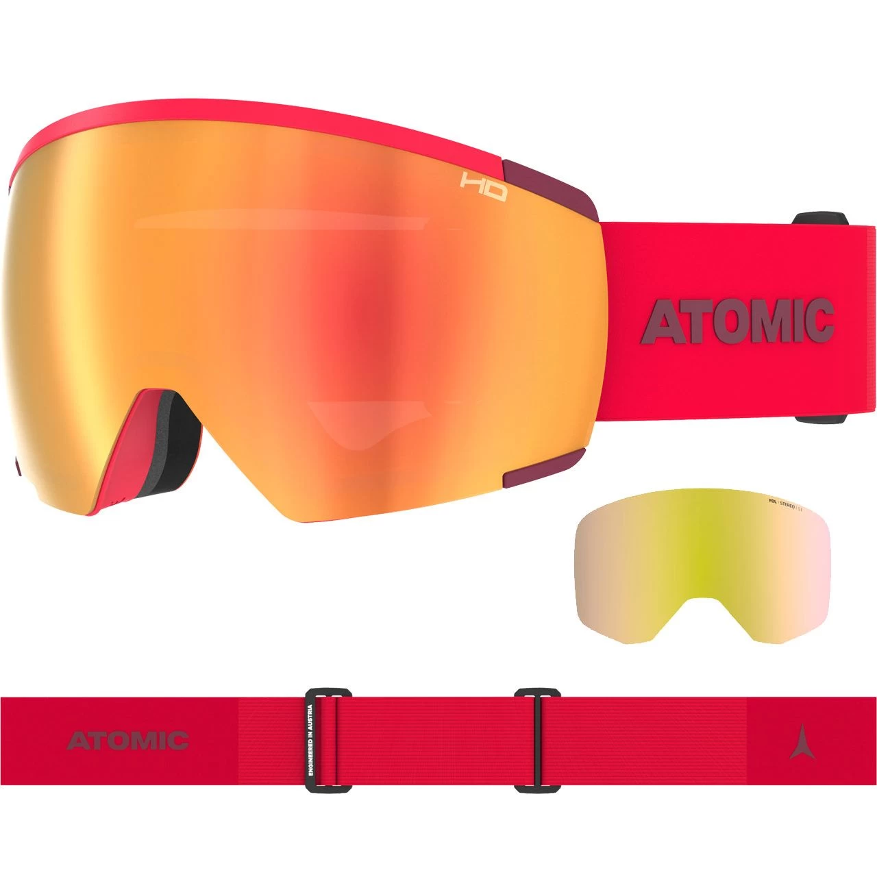Atomic Redster HD Red + 1 Reserve Lenze